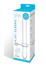 Load image into Gallery viewer, Glas Classic Smooth Dual-Ended Dildo - Clear - 9.25in
