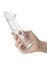 Load image into Gallery viewer, Glas Dildo Glass with Veins and Flat Base
