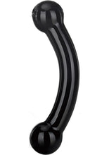 Load image into Gallery viewer, Glas Double Bull Black Dildo - Black
