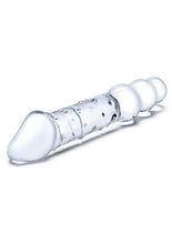 Load image into Gallery viewer, Glas Double Ended Glas Dildo with Anal Beads
