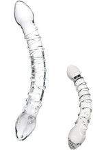 Load image into Gallery viewer, Glas Double Trouble Glass Dildo - Clear
