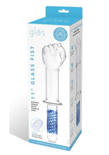 Load image into Gallery viewer, Glas Fist Double Ended Glass with Handle Grip - Clear - 11in
