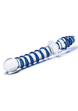 Load image into Gallery viewer, Glas Mr Swirly Double Ended Glass Dildo and Butt Plug
