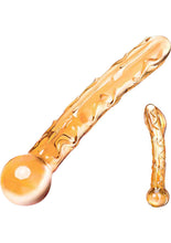 Load image into Gallery viewer, Glas Orange Tickler Glass Dildo - Orange
