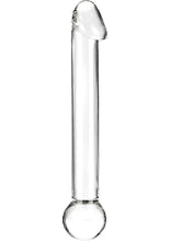 Load image into Gallery viewer, Glas Realistic Head Glass Dildo - Clear - 7in
