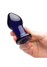 Load image into Gallery viewer, Glas Rechargeable Remote Controlled Vibrating Glass Butt Plug
