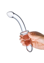 Load image into Gallery viewer, Glas Ribbed G-Spot Glass Dildo
