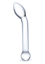 Load image into Gallery viewer, Glas Slimline G-Spot Glass Dildo - Clear - 8in
