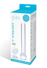 Load image into Gallery viewer, Glas Straight Glass Dildo - Clear - 7in
