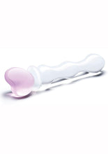 Load image into Gallery viewer, Glas Sweetheart Dildo - Clear/Pink
