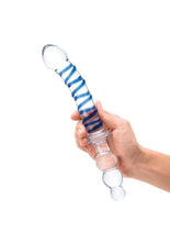 Load image into Gallery viewer, Glas Twisted Dual-Ended Dildo
