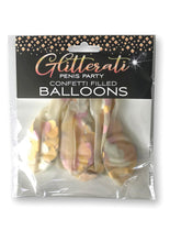 Load image into Gallery viewer, Glitterati Penis Party Confetti Filled Balloons - 5 Pack
