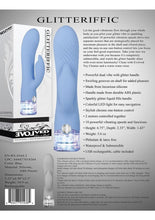 Load image into Gallery viewer, Glitteriffic Rechargeable Silicone Light-Up Vibrator
