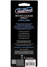 Load image into Gallery viewer, Goodhead Booty Licker Spray - Cotton Candy
