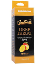 Load image into Gallery viewer, Goodhead Deep Throat Oral Anesthetic Spray - Mango - 2oz
