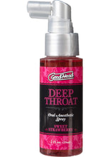 Load image into Gallery viewer, Goodhead Deep Throat Oral Anesthetic Spray Sweet Strawberry - 2oz
