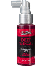 Load image into Gallery viewer, Goodhead Deep Throat Oral Anesthetic Spray Wild Cherry - 2oz
