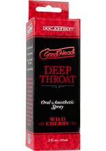 Load image into Gallery viewer, Goodhead Deep Throat Oral Anesthetic Spray Wild Cherry - 2oz
