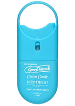 Load image into Gallery viewer, Goodhead Deep Throat To-Go Oral Anesthetic Spray Cotton Candy - .33oz
