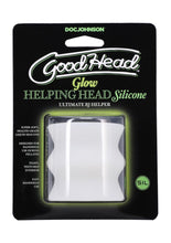 Load image into Gallery viewer, Good Head Glow Helping Stroker - Glow In The Dark/Green
