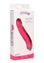 Load image into Gallery viewer, Gossip Blasters 10x Rechargeable Silicone Thrusting Vibrator - Magenta
