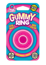 Load image into Gallery viewer, Gummy Cock Ring - Pink - One Size
