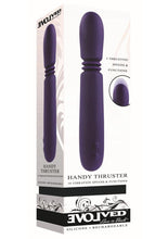 Load image into Gallery viewer, Handy Thruster Rechargeable Silicone Vibrator - Purple
