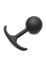 Load image into Gallery viewer, Heavy Hitters Comfort Plugs Premium Silicone Weighted Round - Black - Large - 4.4in
