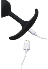 Load image into Gallery viewer, Heavy Hitters Vibrating Weighted Rechargeable Silicone Anal Plug
