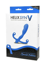 Load image into Gallery viewer, Helix Syn V Special Edition Rechargeable Prostate Massager - Blue/White
