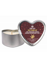 Load image into Gallery viewer, Hemp Seed 3-In-1 Valentines 2025 Massage Candle Bottom&#39;s Up - 4.7oz
