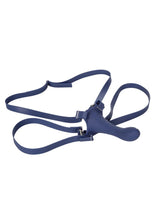 Load image into Gallery viewer, Her Royal Harness Me2 Thumper Strap-On with Silicone Rechargeable Dildo - Blue
