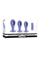Load image into Gallery viewer, Hole Punch Rechargeable Silicone Plug - Purple - Set
