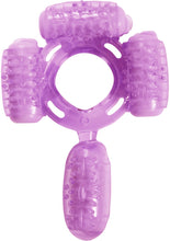 Load image into Gallery viewer, Humm Dinger Super Quad Vibrating Cock Ring - Purple
