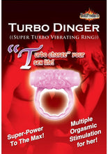 Load image into Gallery viewer, Humm Dinger Super Turbo Vibrating Cock Ring - Magenta/Pink
