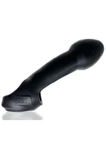 Load image into Gallery viewer, Hunkyjunk Double Thruster Textured Double Penetrator Sling - Black/Tar Ice Black
