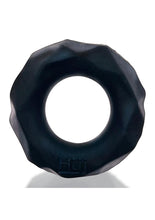 Load image into Gallery viewer, Hunkyjunk Fractal Tactile Cockring - Black/Tar Ice Black
