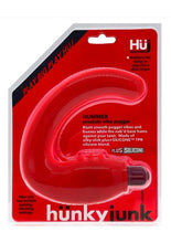 Load image into Gallery viewer, Hunkyjunk Hummer Silicone Vibrating Prostate Pegger - Neon Pink/Pink
