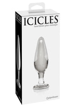Load image into Gallery viewer, Icicles No. 26 Glass Anal Plug - Clear
