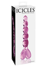 Load image into Gallery viewer, Icicles No. 43 Beaded Glass - Pink
