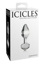 Load image into Gallery viewer, Icicles No 44 Glass Anal Plug - Clear
