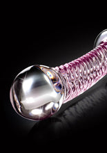 Load image into Gallery viewer, Icicles No 53 Textured Glass Dildo
