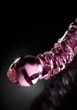 Load image into Gallery viewer, Icicles No. 55 Double-Sided Textured Glass Dildo

