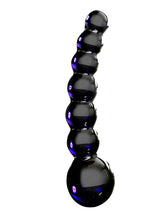 Load image into Gallery viewer, Icicles No 66 Beaded Anal Probe - Black - 4.75in
