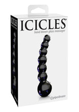 Load image into Gallery viewer, Icicles No 66 Beaded Anal Probe - Black - 4.75in
