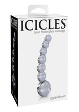 Load image into Gallery viewer, Icicles No 66 Beaded Anal Probe - Clear - 4.75in
