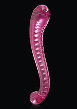 Load image into Gallery viewer, Icicles No 69 Textured G-Spot Glass Probe - Pink
