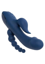 Load image into Gallery viewer, III Triple Orgasm Rechargeable Silicone Stimulating Vibrator

