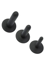Load image into Gallery viewer, Onyxxx Peg &amp; Play Silicone Pegging Kit (3 Piece) - Black
