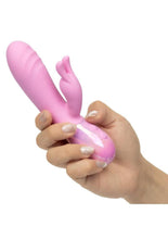 Load image into Gallery viewer, Aura Thrusting Bunny Rechargeable Silicone Rabbit Vibrator - Pink
